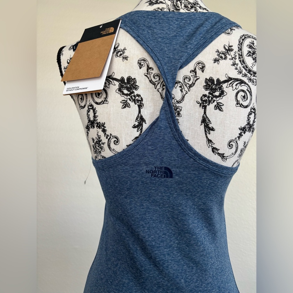The North Face Women's Heather Blue Tank Top - Picture 5 of 6